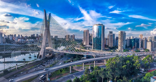 Cidades de São Paulo - Ponte estaiada em São Paulo capital